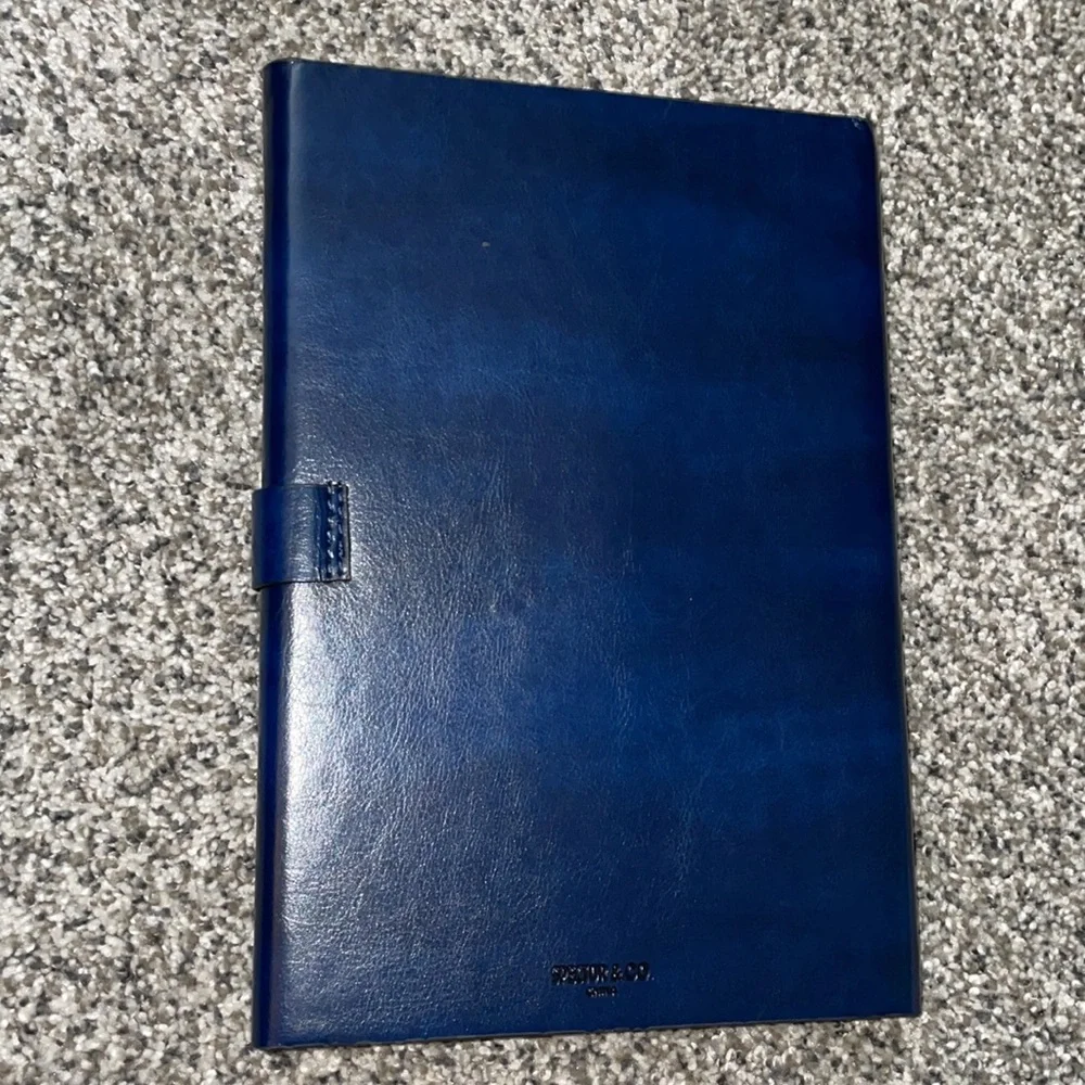 NWOT. Deloitte Leather Day Planner. Open style.